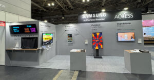 marketingweek大阪、ブースの様子