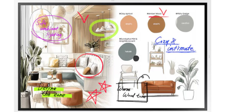 Samsung WMFXディスプレイ 正面