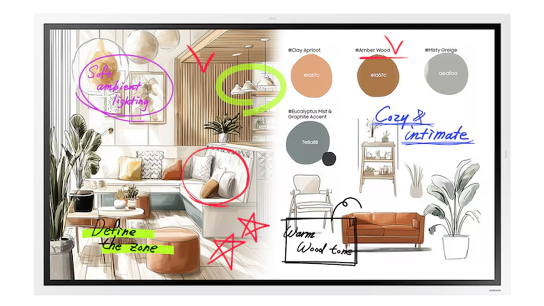 Samsung WMFXディスプレイ 正面